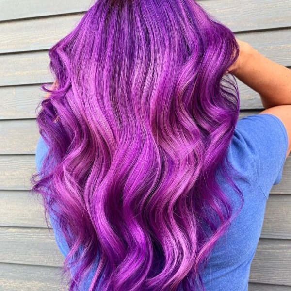 Light Pink and Purple Hair