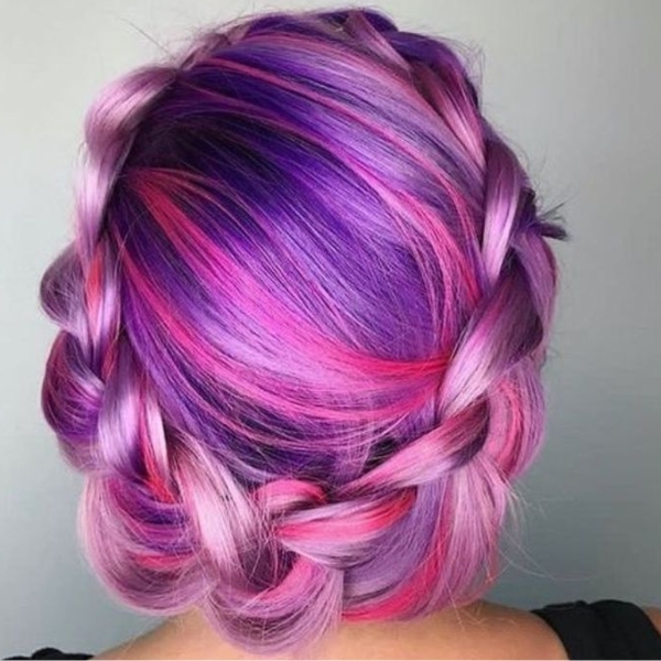 Pink and Purple Hairstyles