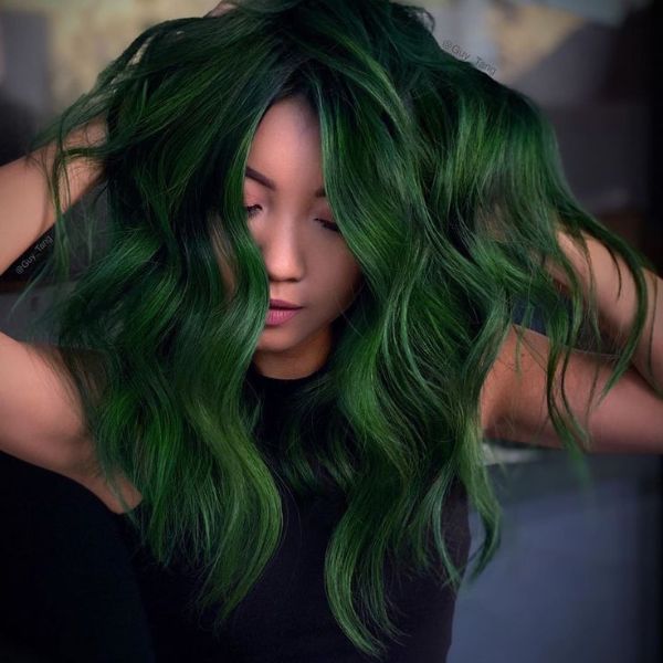 Best green hair dye for dark hair