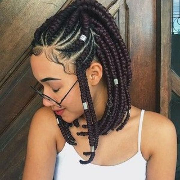 Black women's hairstyles cut short styles with crochet. 
