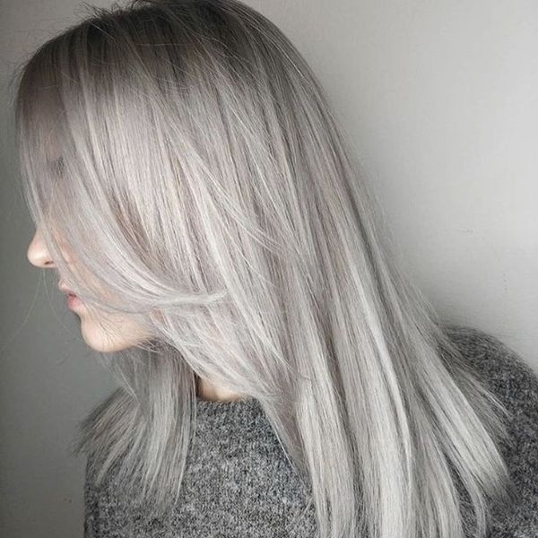 ash gray, blond hair color
